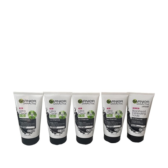 COPY - 5 Garnier SkinActive Blackhead Eliminating Scrub 5.oz /150 ml Each W/ Ch… - Picture 2 of 4